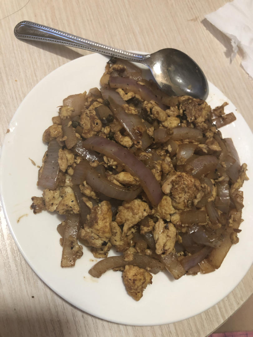 洋葱炒鸡蛋