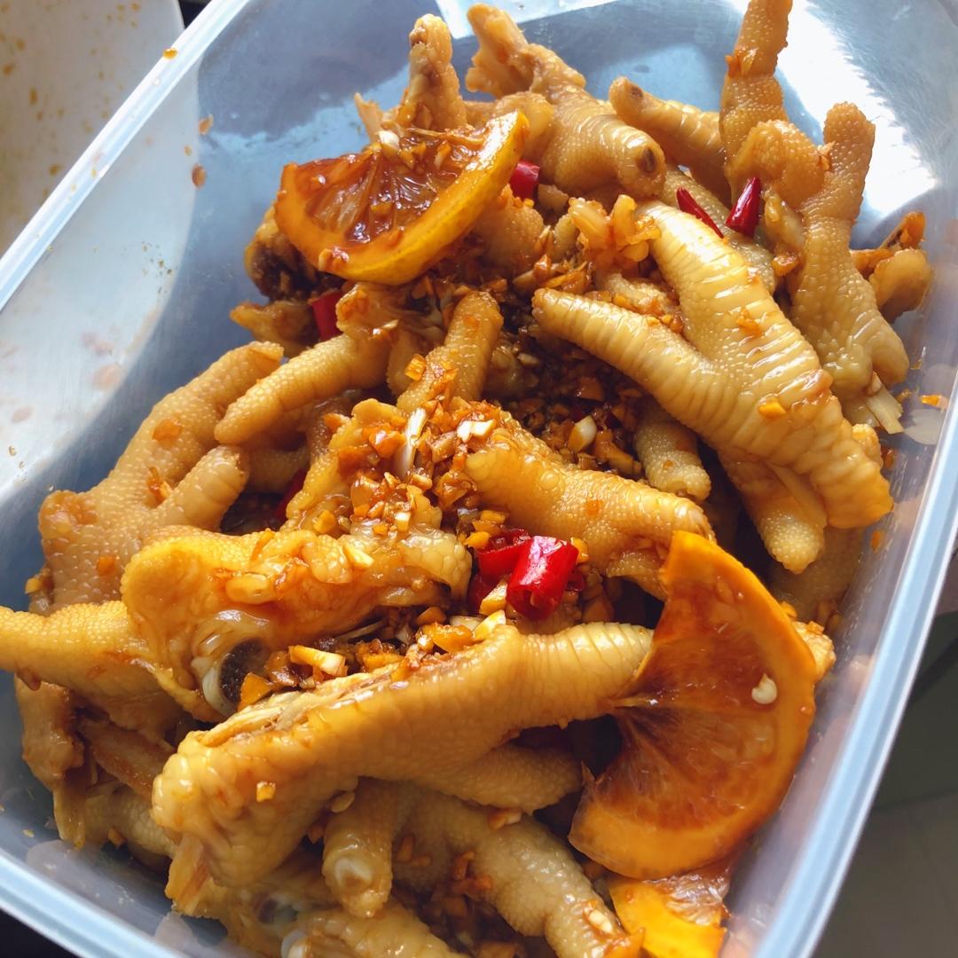 香辣蒜香凉拌爽脆鸡脚