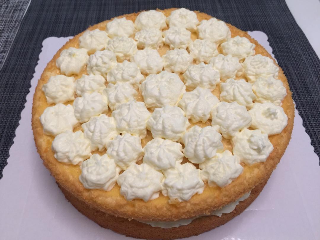 【零失败】不会裱花没关系的水果裸蛋糕 芒果裸蛋糕 完美戚风胚