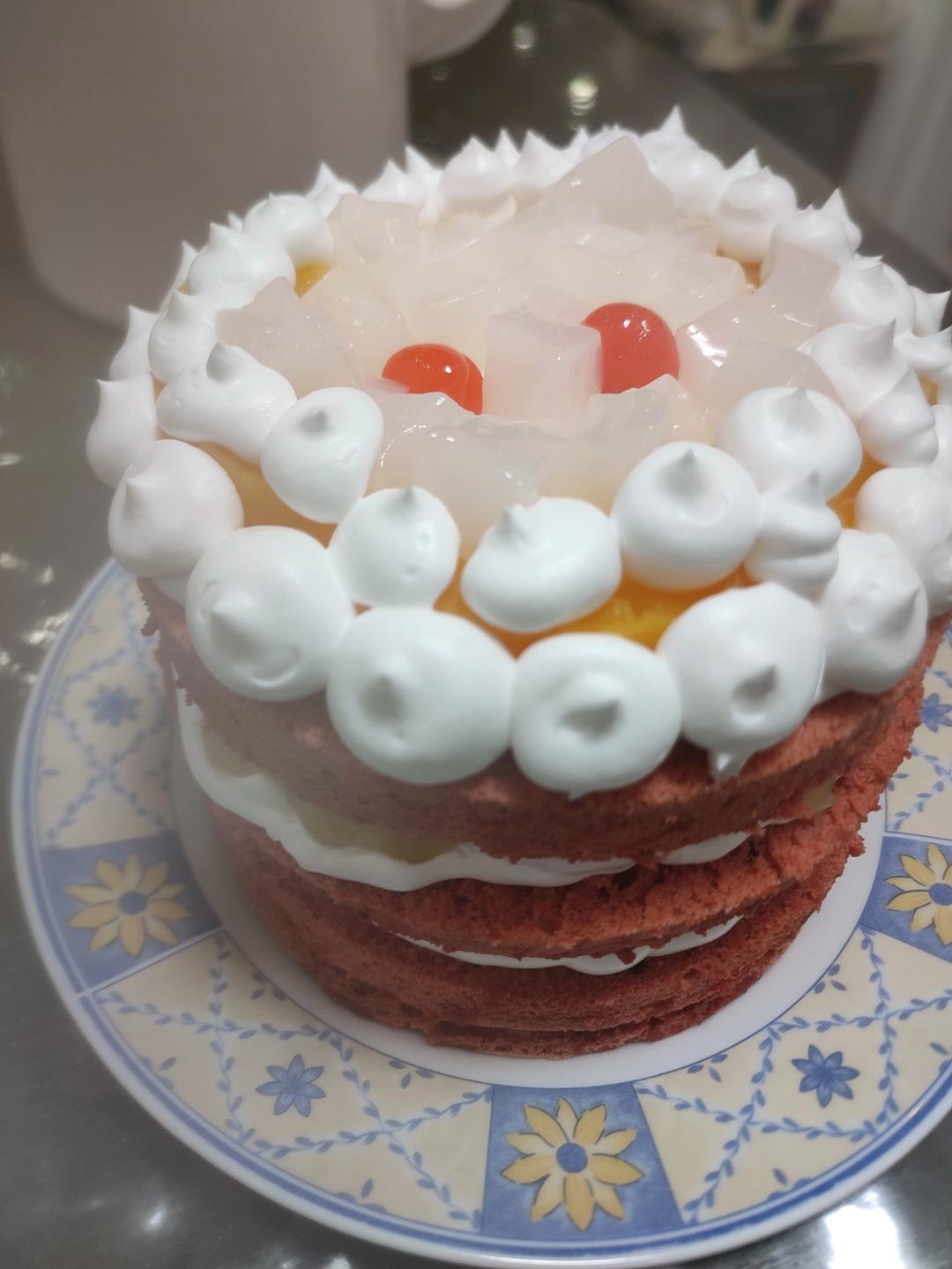 零失败❗️超详细的六寸巧克力戚风蛋糕