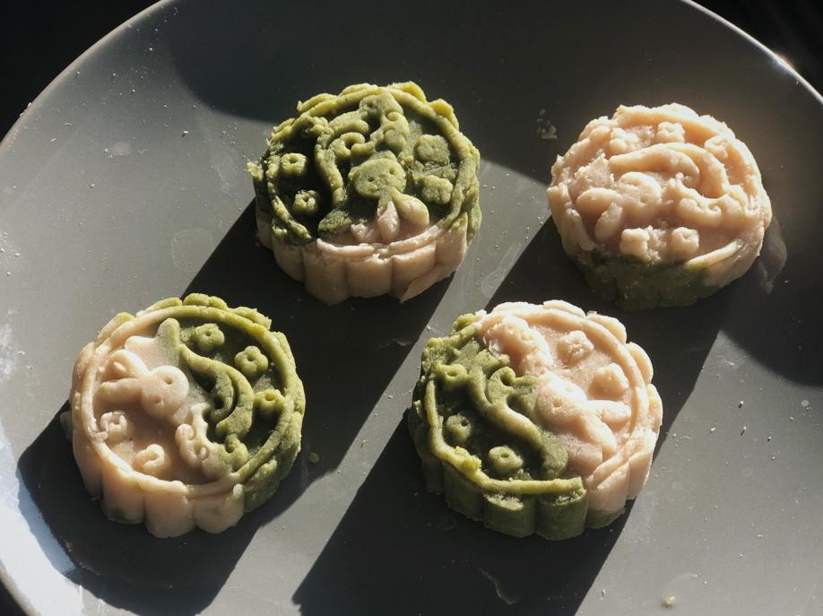 融在舌尖的奶香绿豆糕
