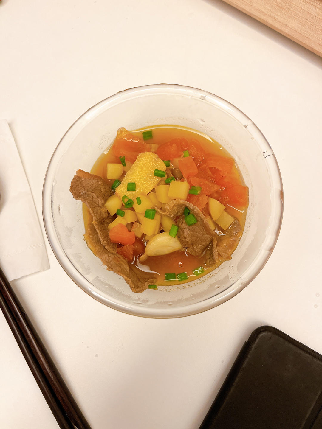 好喝开胃❗️连汤汁都不剩的番茄土豆肥牛汤。