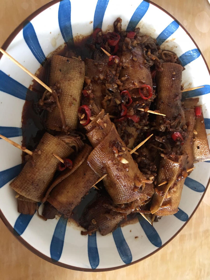 神仙减脂餐🔥好吃到跺脚的金针菇豆皮卷～给肉都不换！