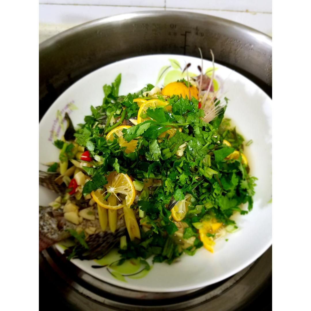 泰式青柠檬蒸鱼