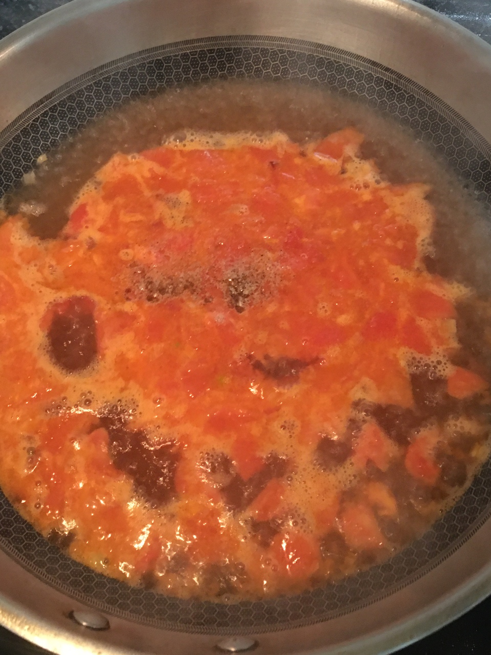 你真的会做「西红柿鸡蛋汤」吗？教你一招，蛋花漂亮超好喝！的做法 步骤15