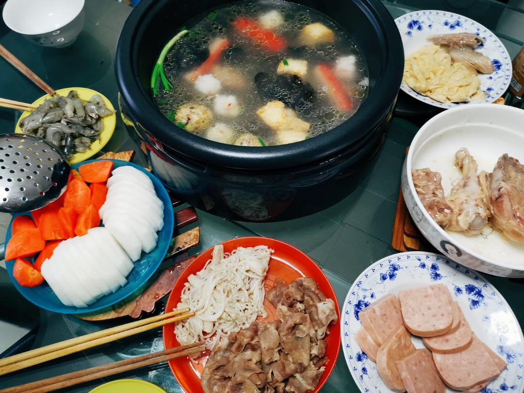 家庭简易版火锅 快手自制