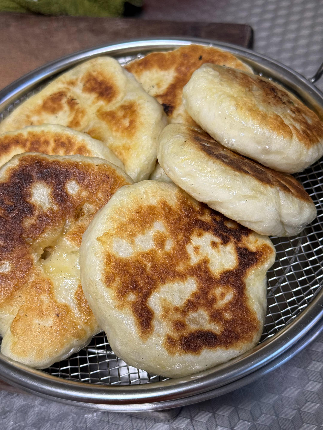 不用去早餐店的发面馅饼