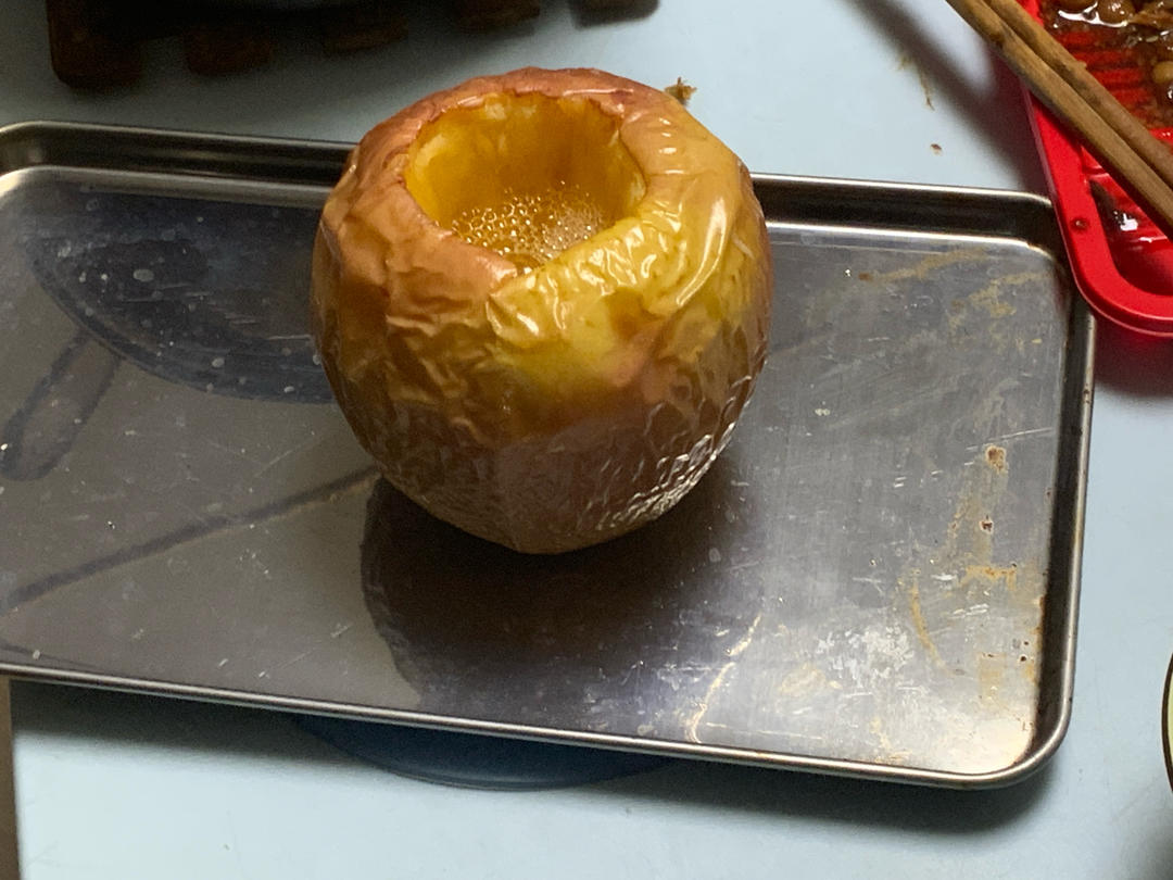 🍒樱桃小丸子同款：烤苹果🍎3步搞定‼️超简单