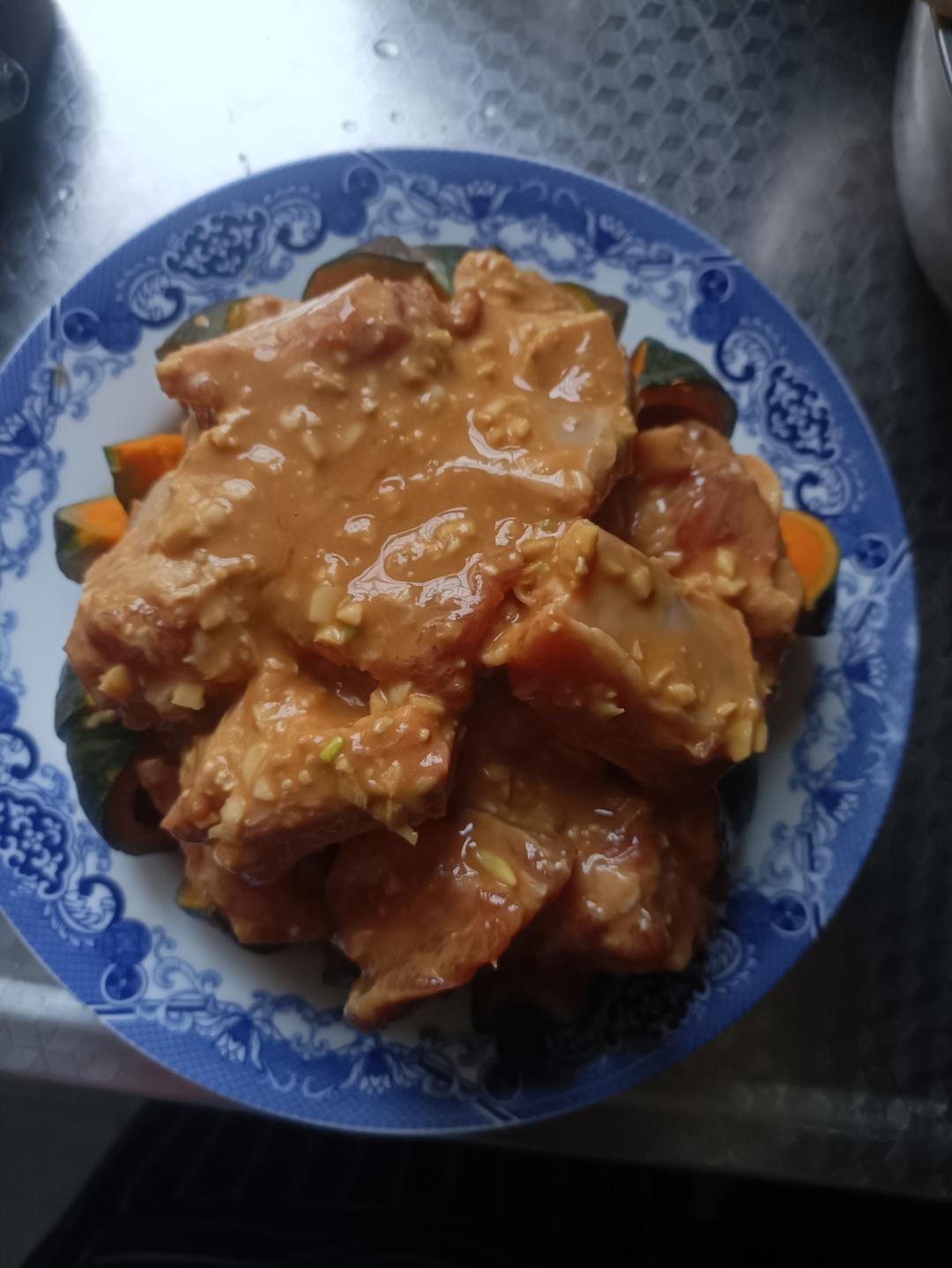 中式-贝贝南瓜蒸排骨