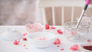 两款春季美颜茶—蔓越莓桃胶炖奶&桃花蔓越莓花果茶的做法 步骤12