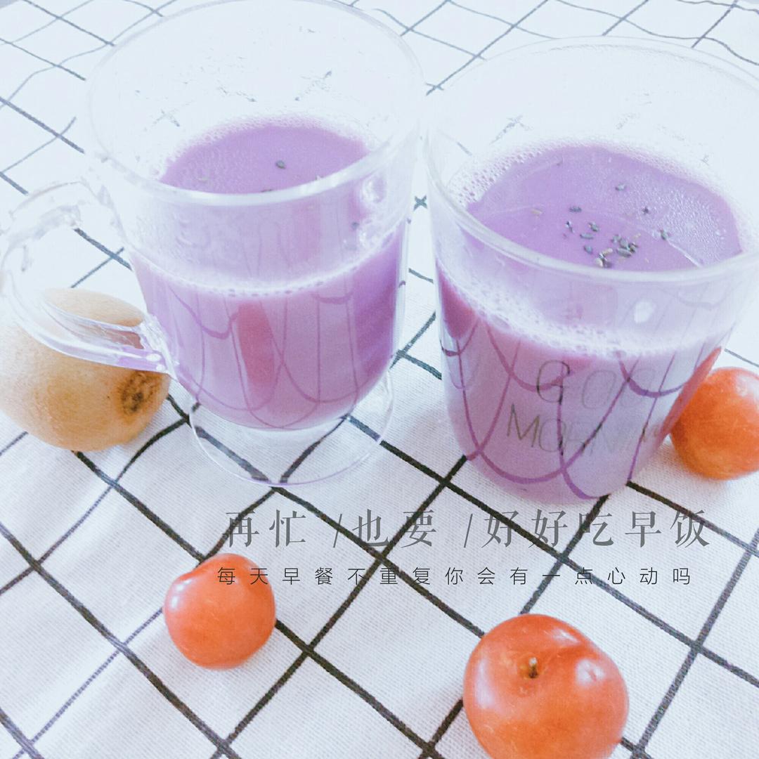 感受幸福从自制开始——紫薯燕麦豆浆