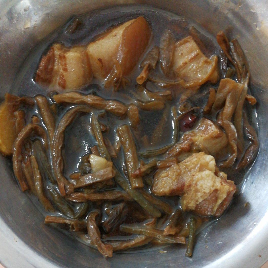 干豆角烧肉