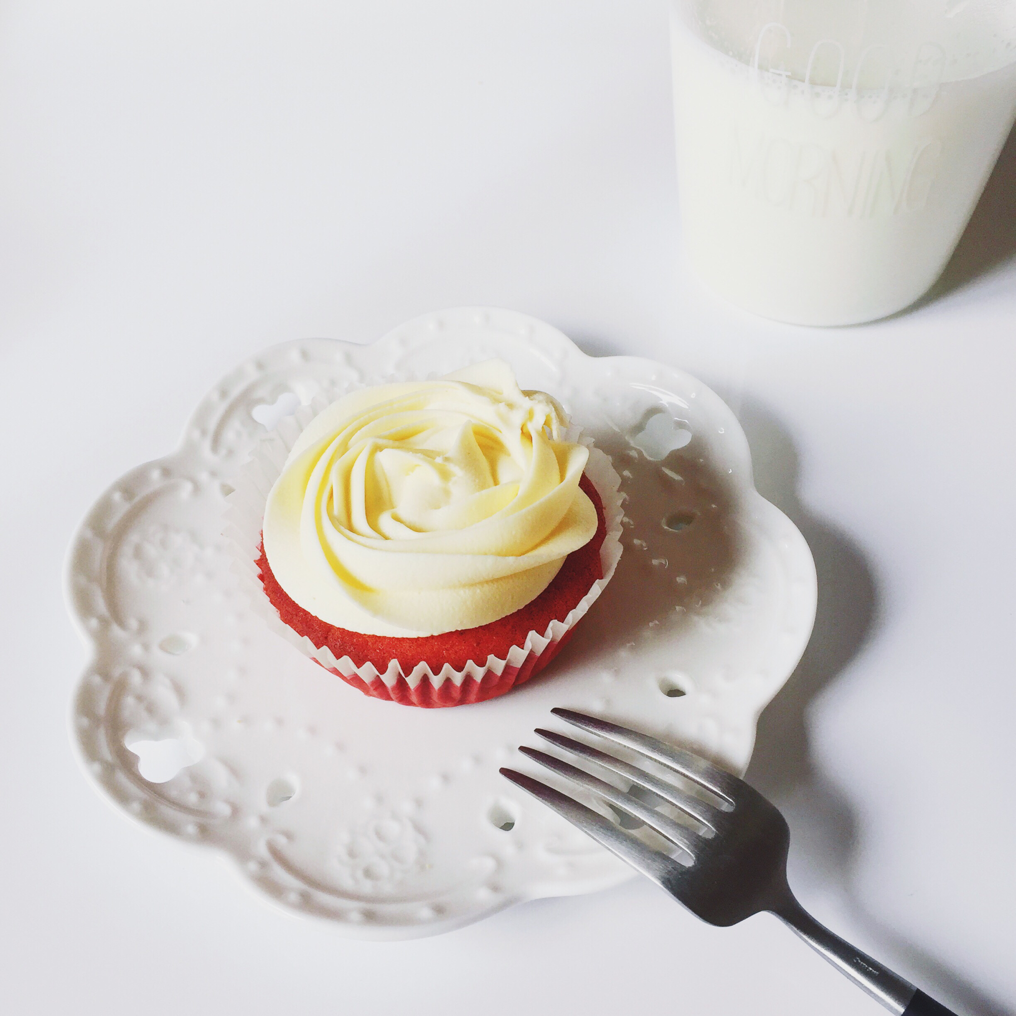 正宗红丝绒cupcake—马斯卡彭奶油霜