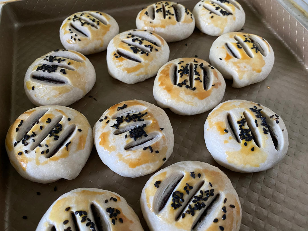 紫米馅老婆饼超快手（不用出膜不用醒面）