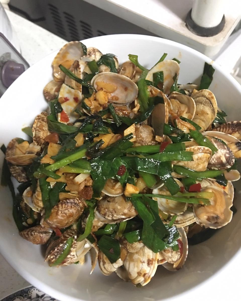 爆炒花甲