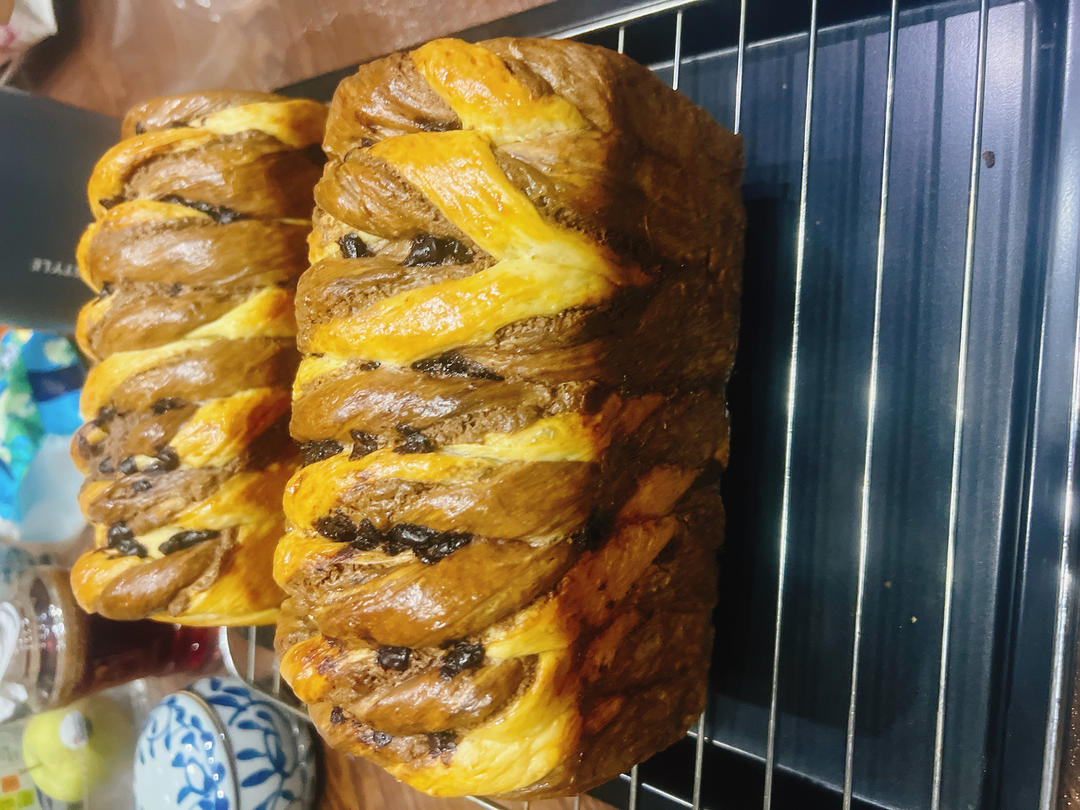 双色巧克力奶酥吐司