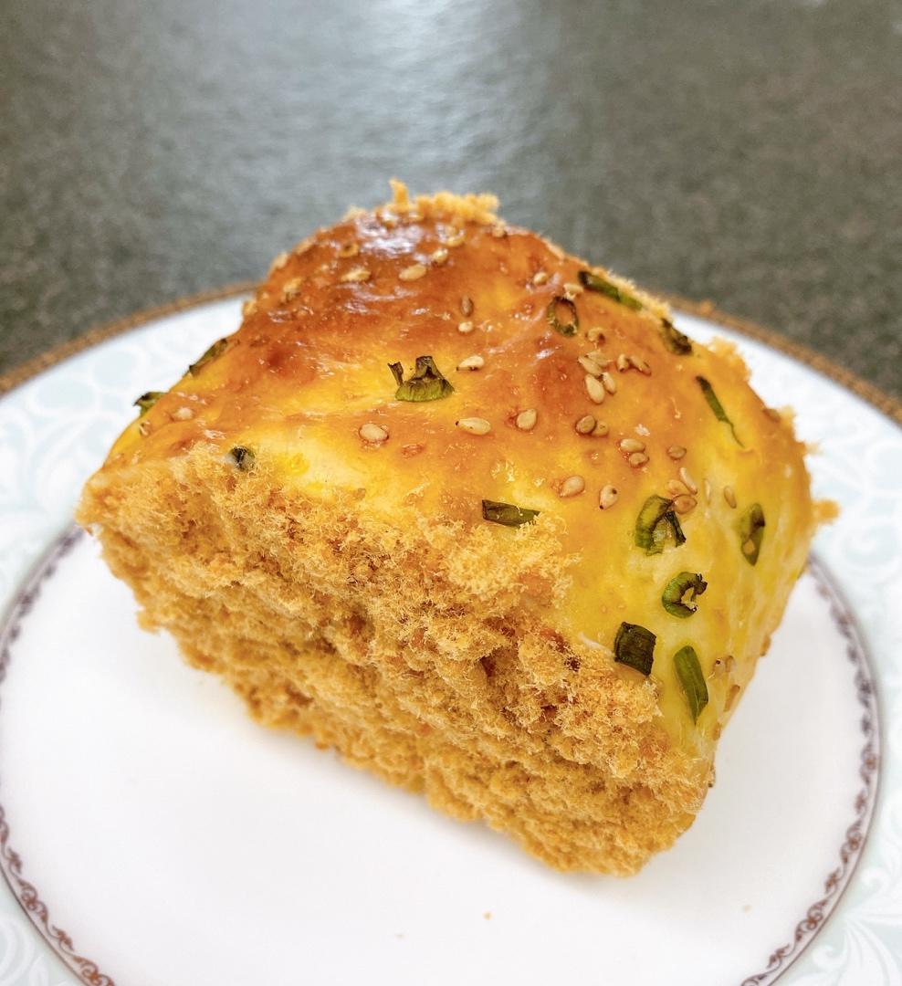 回忆的味道---肉松面包卷