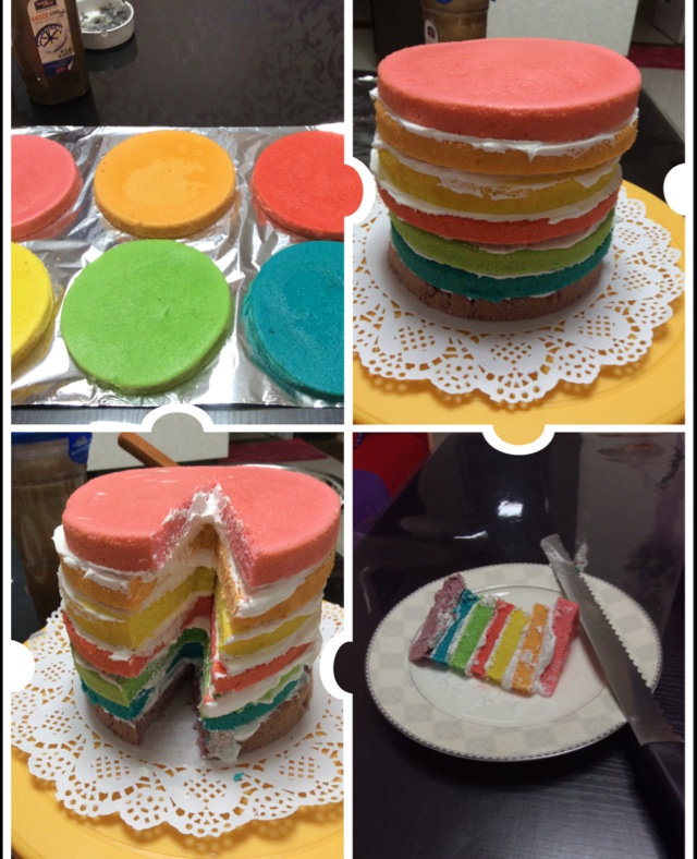彩虹蛋糕