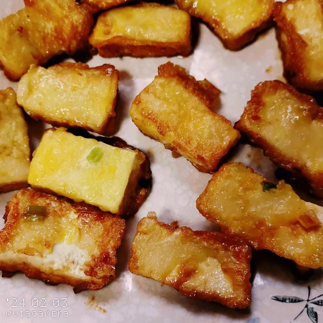 无敌好吃的香煎豆腐