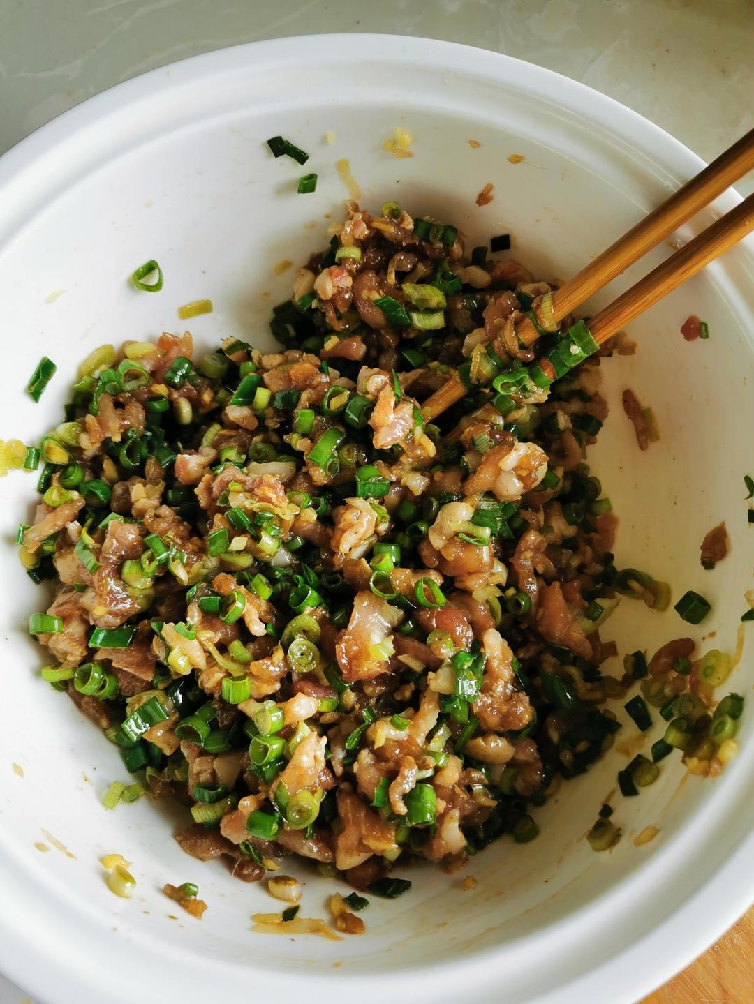 猪肉大葱饺子馅超级简单