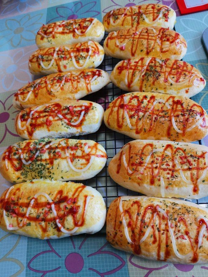 香葱火腿肉松面包