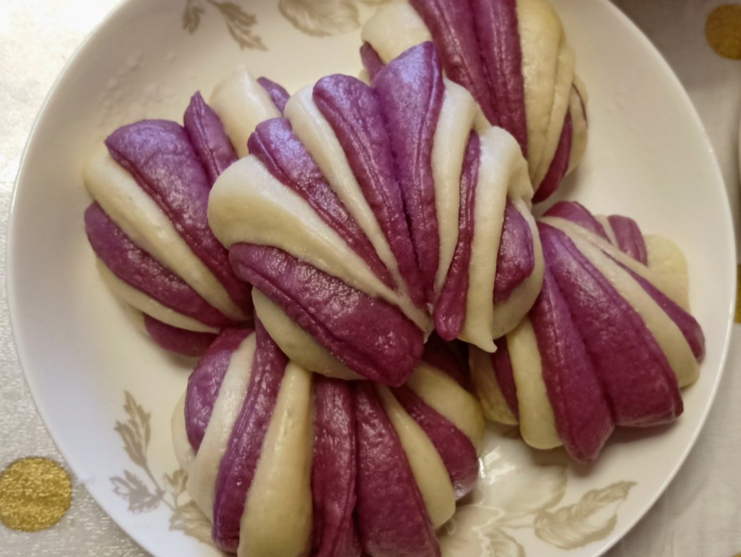 紫薯开花包
