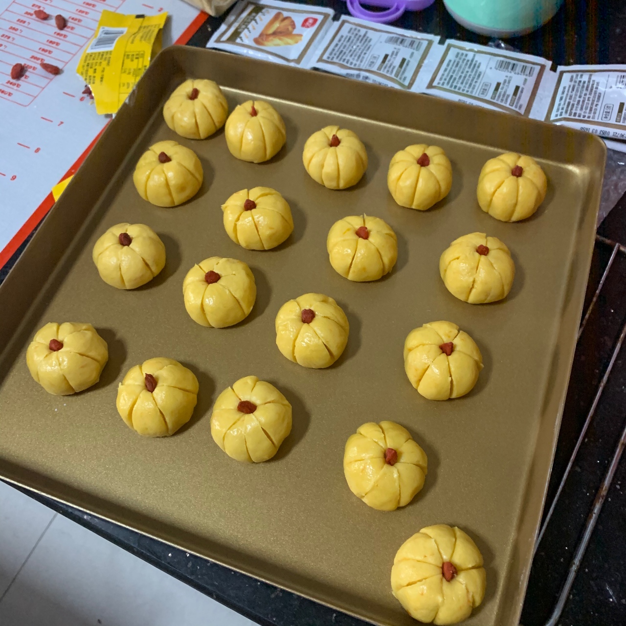【万圣节】萌skr人的南瓜曲奇🎃南瓜饼干