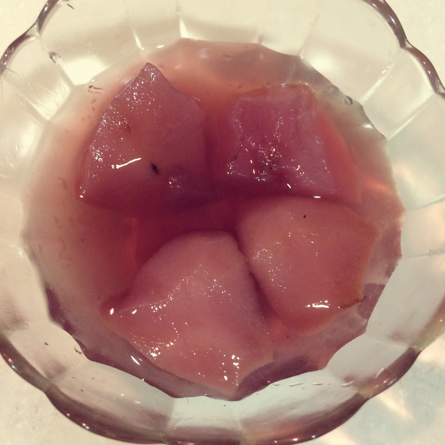 法式红酒炖桃子