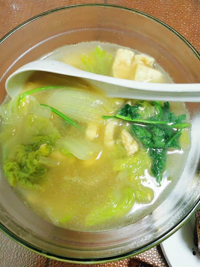 白菜豆腐汤
