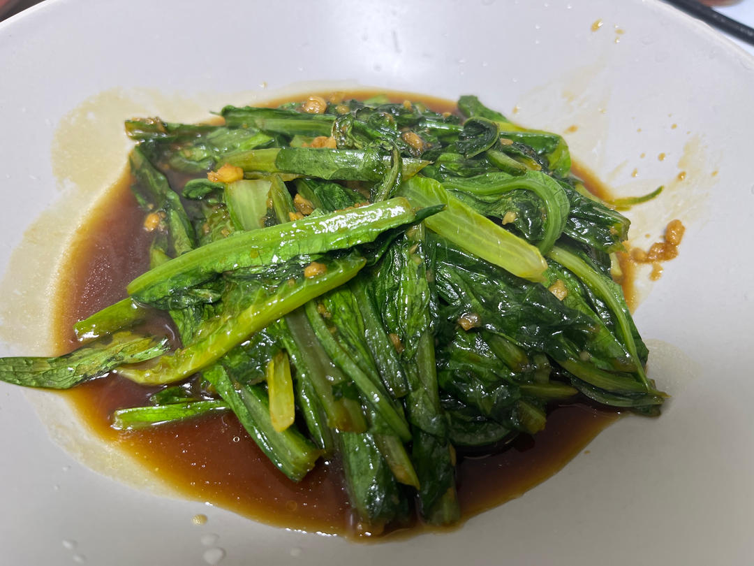 蒜蓉油麦菜（蚝油）