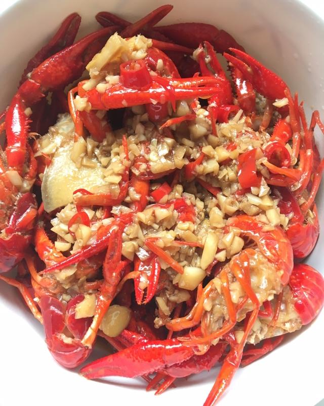 文小文ol做的蒜蓉小龙虾