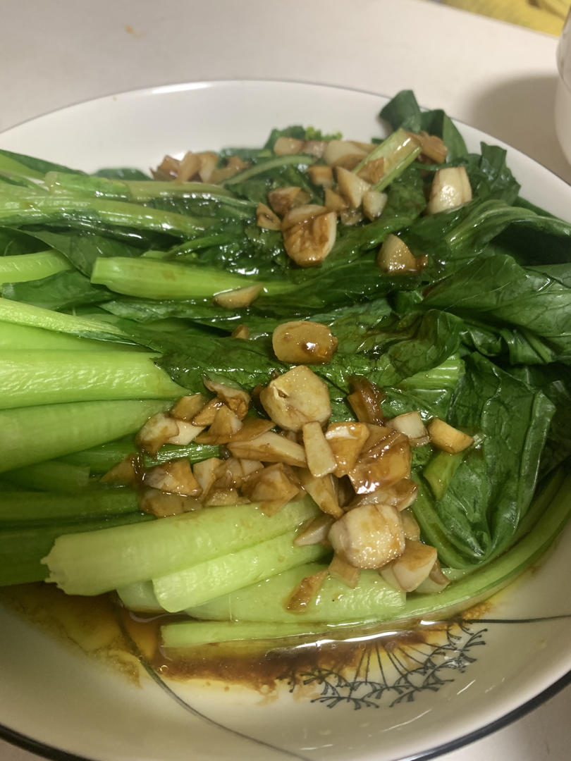 🔥比肉好吃的蒜蓉蚝油菜心！好吃不胖系列