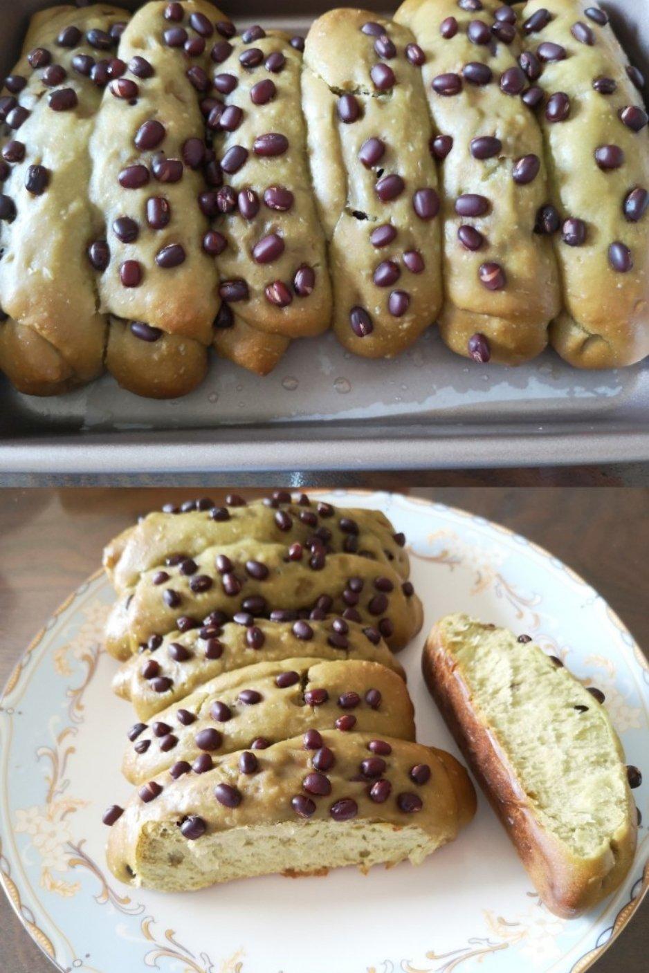 抹茶红豆吐司（详述手揉方法)