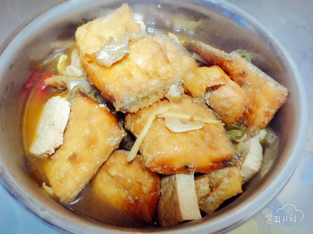 带鱼烧豆腐