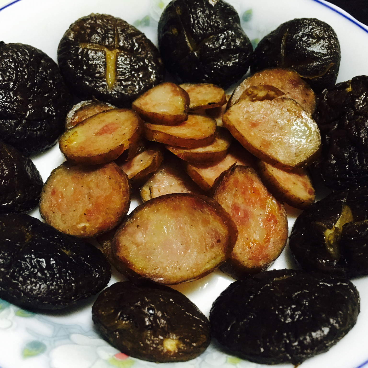 孜然烤香菇