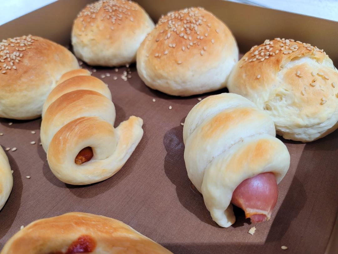 免揉汉堡胚and热狗