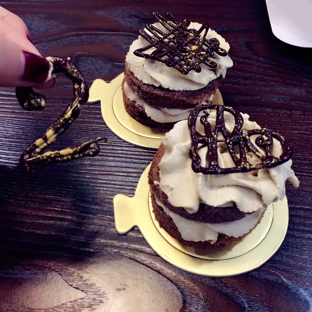 摩卡蛋糕配咖啡奶油霜[简版]——直线行走