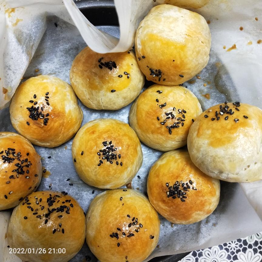 超快蛋黄酥的做法