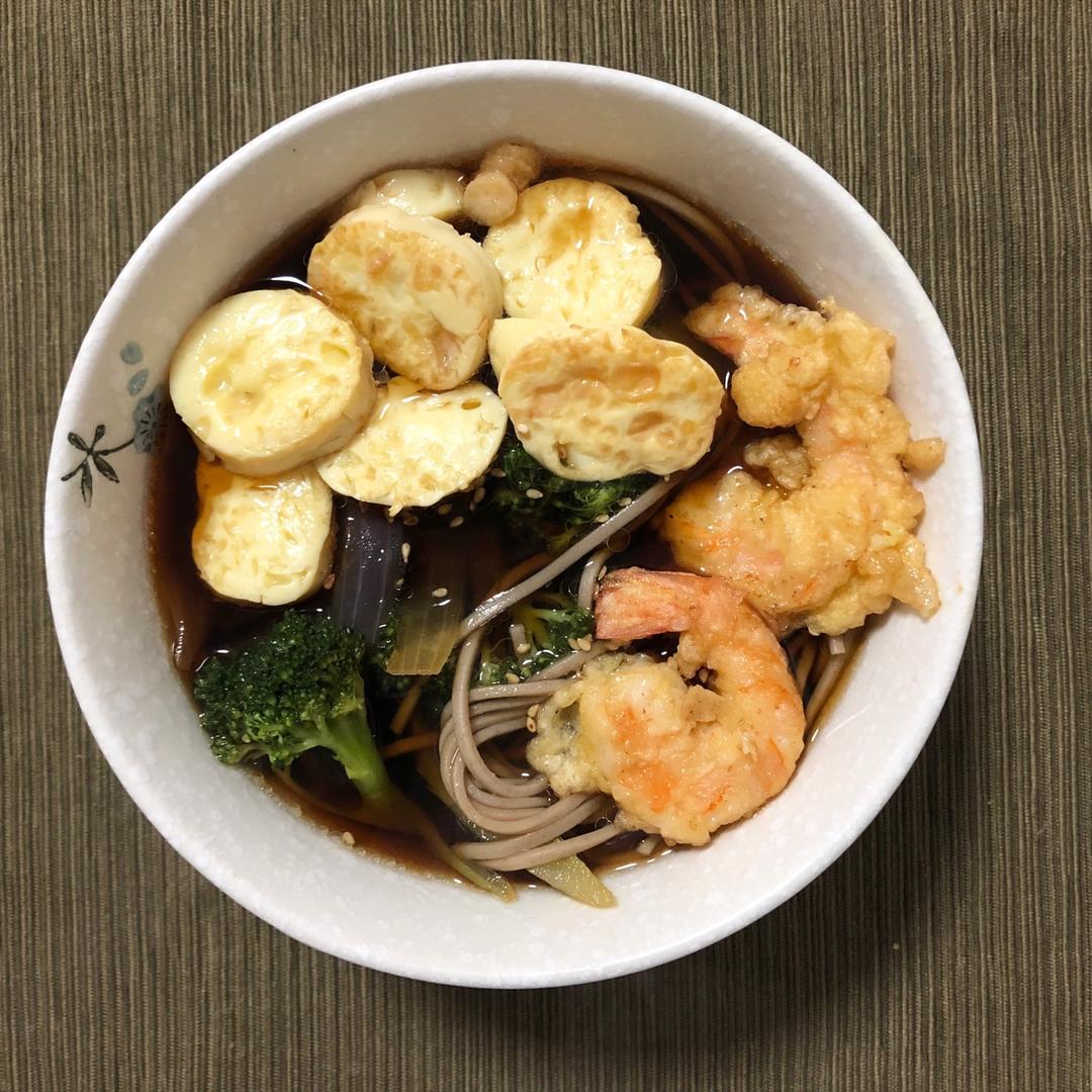 炸虾天妇罗荞麦面，跨年必备【卫宫家的饭】