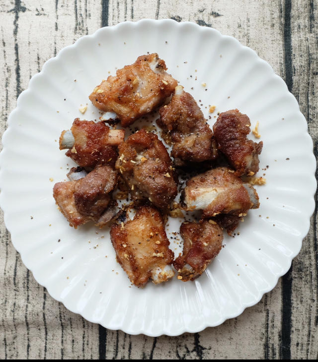 hatersgonnahatehatehate_yx做的椒盐蒜香骨