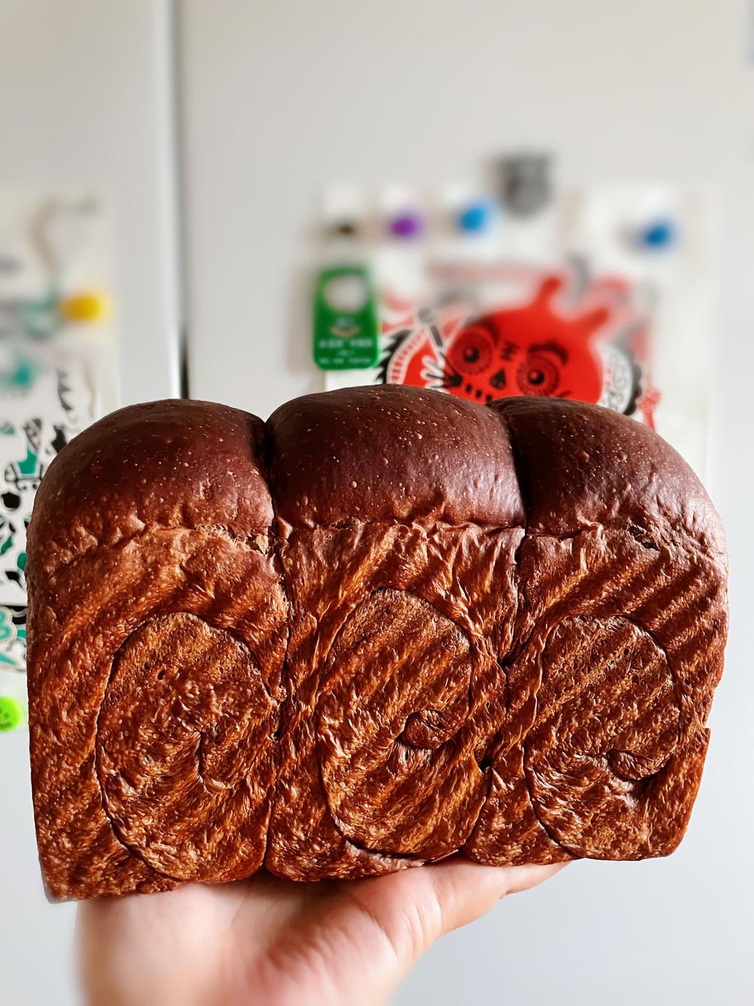 双倍浓郁的可可巧克力吐司