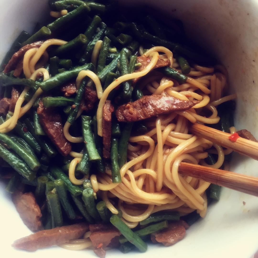 豆角焖面