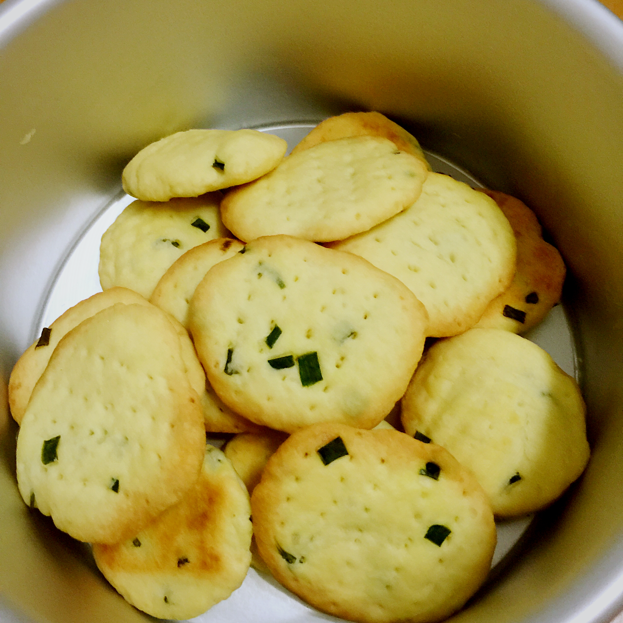 香妃914做的葱油小饼干