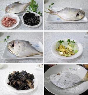 干烧平鱼的做法及制作技qiao的做法 步骤1