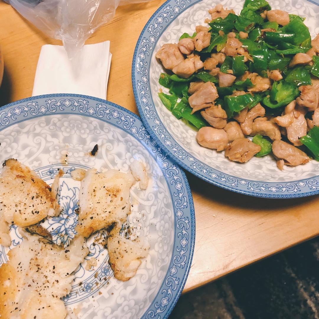 青椒炒鸡腿肉（大厨级别）