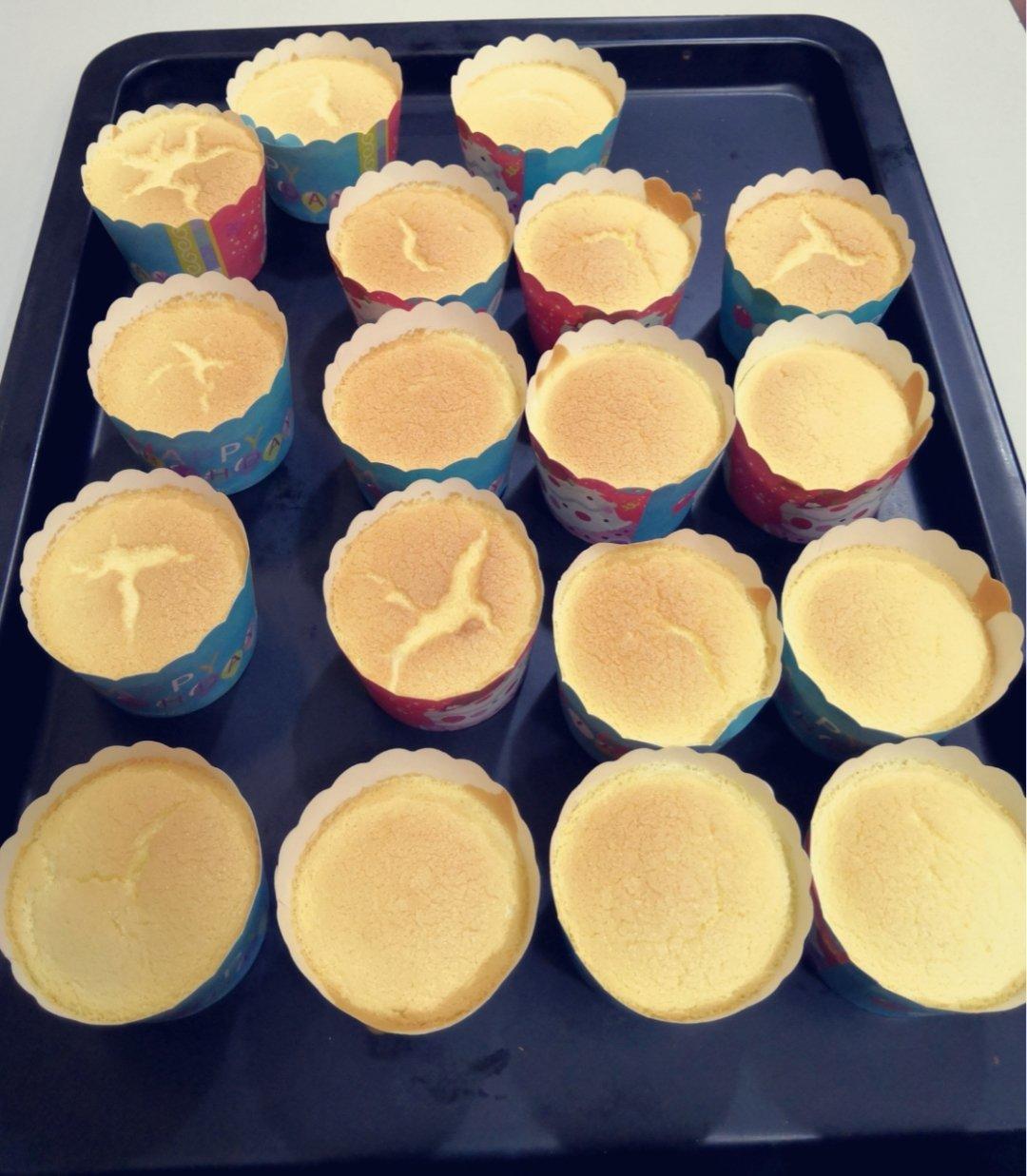 纸杯蛋糕 8寸戚风蛋糕的量