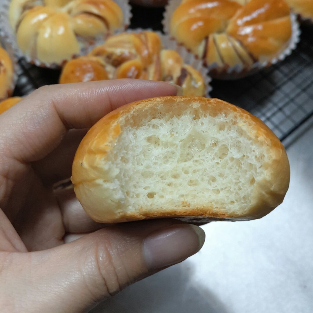 火腿肠早餐面包（一次发酵法）