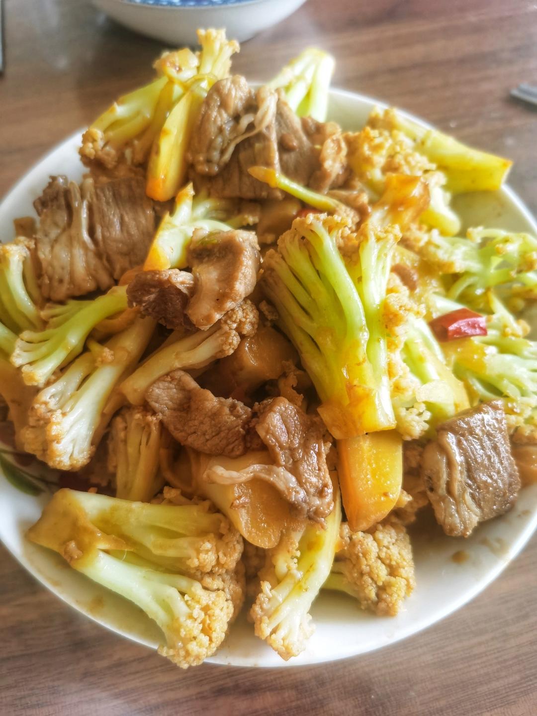 干锅花菜【4月北鼎珐琅铸铁锅食谱】