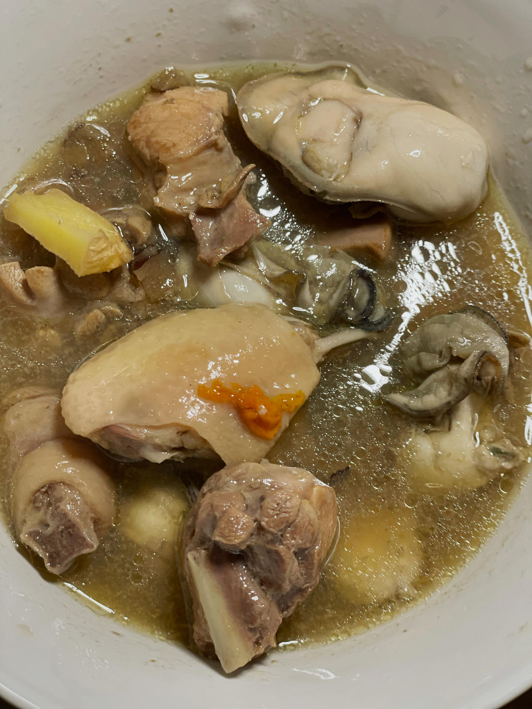 生蚝煲鸡