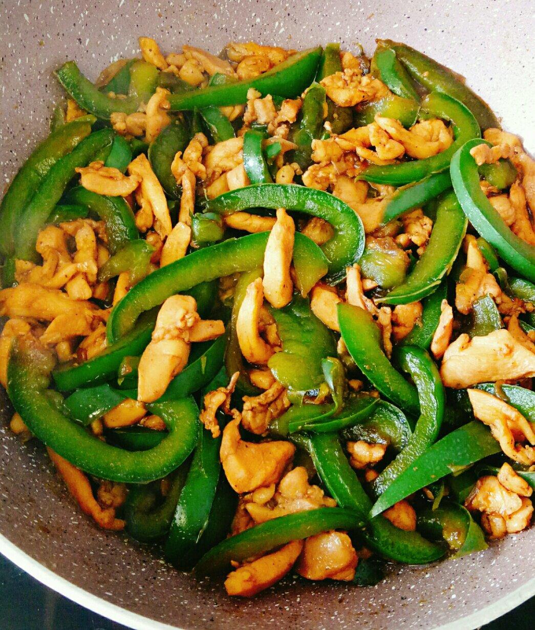 青椒炒鸡腿肉（大厨级别）